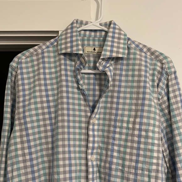 {Southern Pines} Men’s LS Polo - Picture 2 of 6
